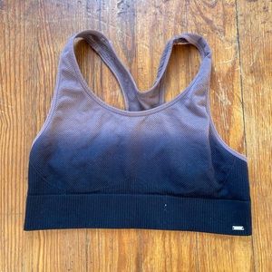Black fading in to light purple sports bra from Victoria’s Secret
